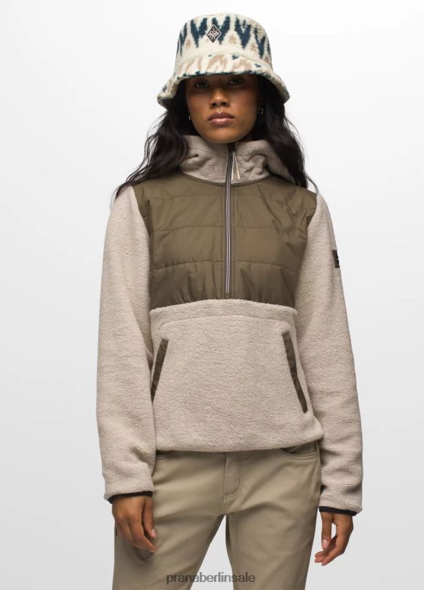 prAna Incrediwool 1/2 Reißverschluss Leinwandblock Kleidung Frauen 86B4N6140