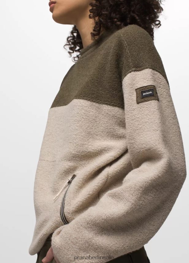 prAna Incrediwool-Crew Leinwandblock Kleidung Frauen 86B4N6129