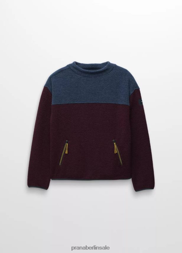 prAna Incrediwool-Crew Maulbeerblock Kleidung Frauen 86B4N6131