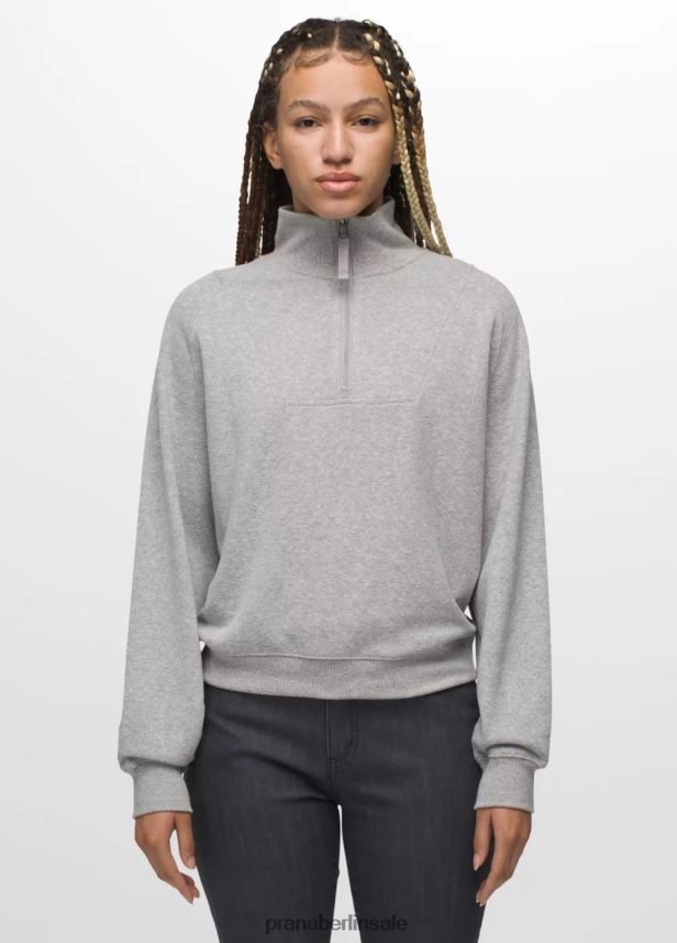 prAna Kuscheliger Pullover grau meliert Kleidung Frauen 86B4N64