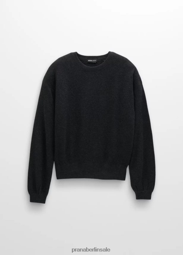 prAna Milani-Rundhalsausschnitt Schwarz Kleidung Frauen 86B4N627