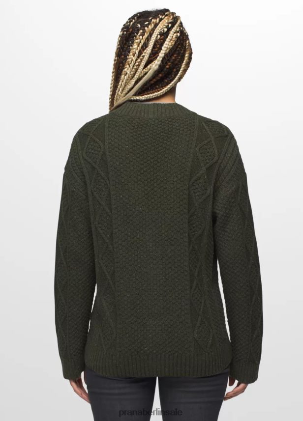 prAna Strickjacke mit Sangria-Feldern immergrün Kleidung Frauen 86B4N6210