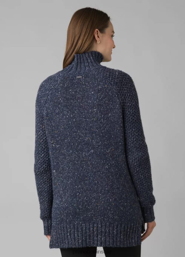 prAna ebenda Pullover-Tunika dunkler Himmel Kleidung Frauen 86B4N6244