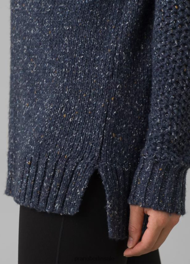 prAna ebenda Pullover-Tunika dunkler Himmel Kleidung Frauen 86B4N6244