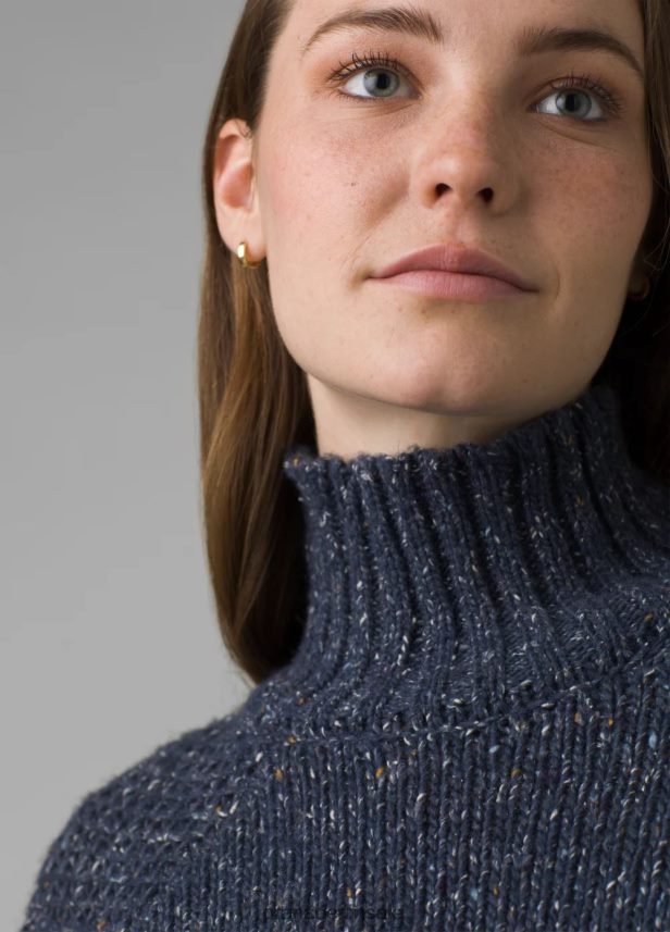 prAna ebenda Pullover-Tunika dunkler Himmel Kleidung Frauen 86B4N6244