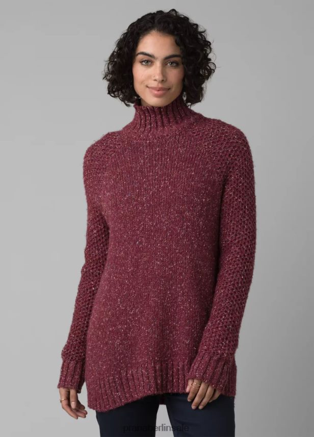 prAna ebenda Pullover-Tunika kastanienbraun Kleidung Frauen 86B4N6243