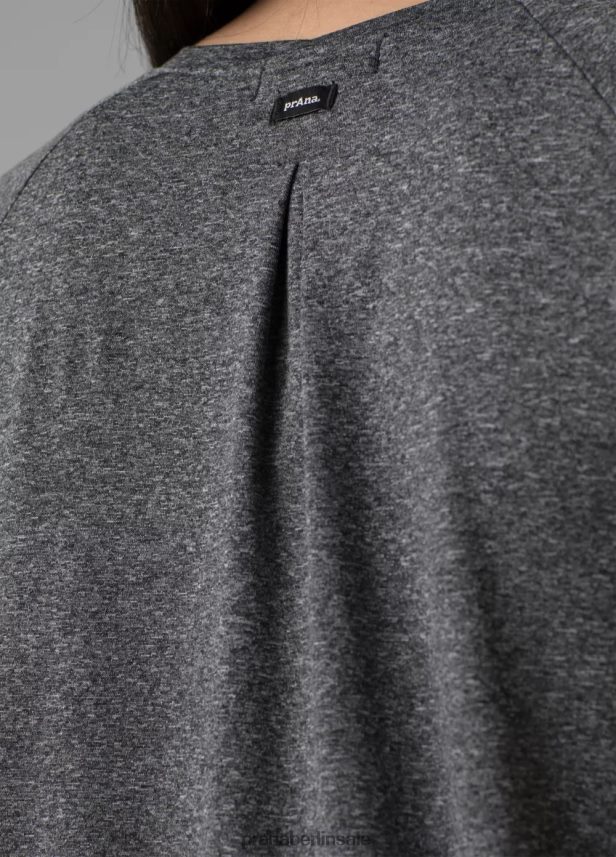 prAna Alpenglühen Kurzarm Kohleheide Kleidung Frauen 86B4N6109