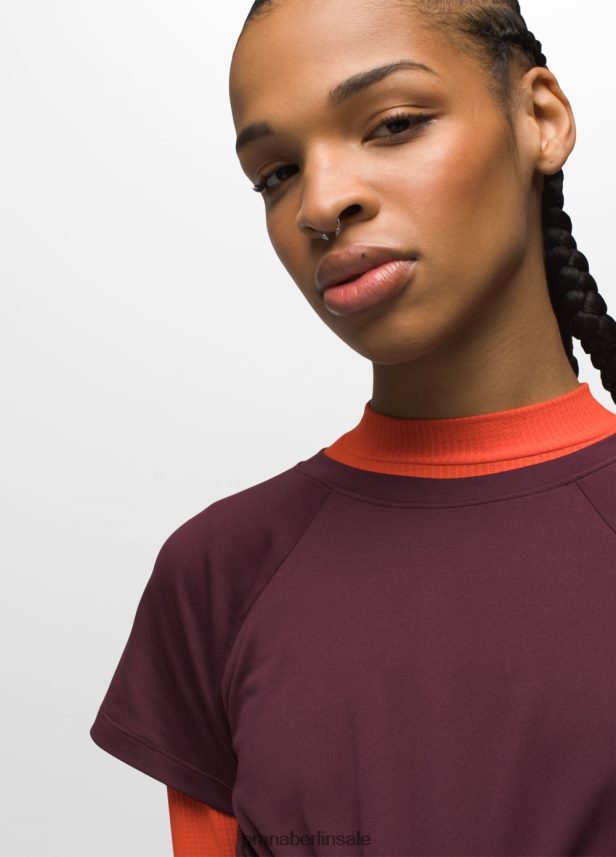 prAna Alpenglühen Kurzarm Maulbeere Kleidung Frauen 86B4N6108