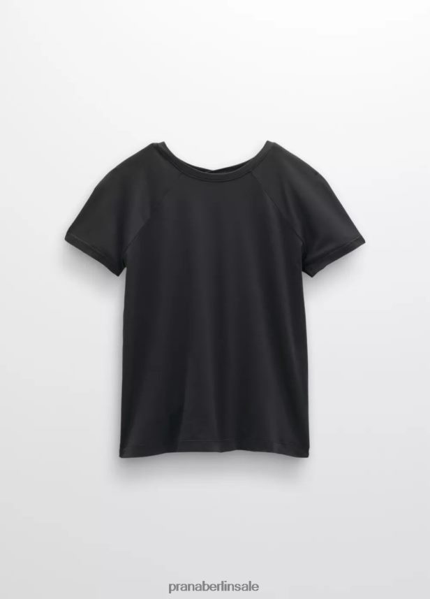 prAna Alpenglühen Kurzarm Schwarz Kleidung Frauen 86B4N6110