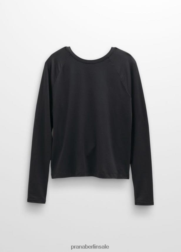 prAna Alpenglühen Langarm Schwarz Kleidung Frauen 86B4N6179