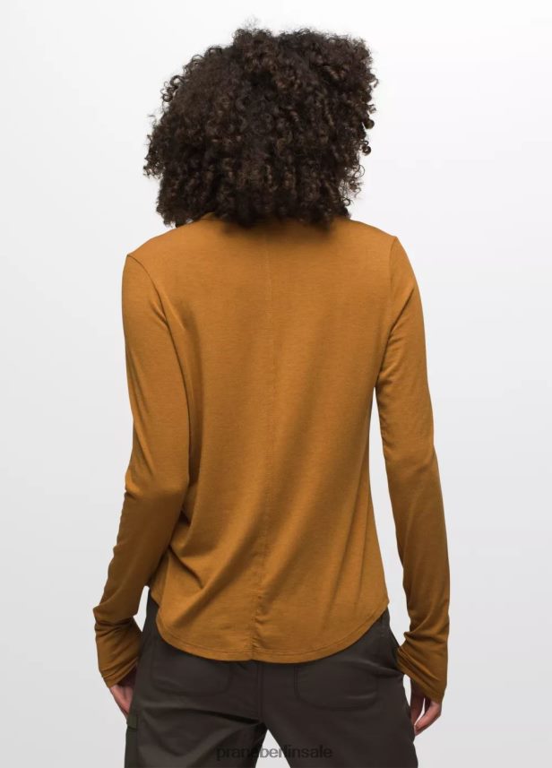 prAna Foundation 365 Langarm-Top gewürztes Heidekraut Kleidung Frauen 86B4N6134