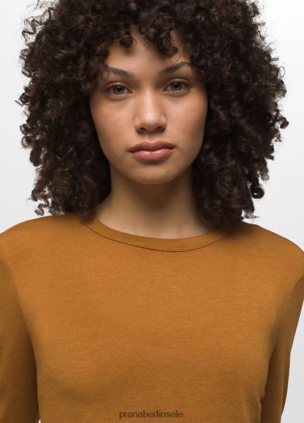 prAna Foundation 365 Langarm-Top gewürztes Heidekraut Kleidung Frauen 86B4N6134