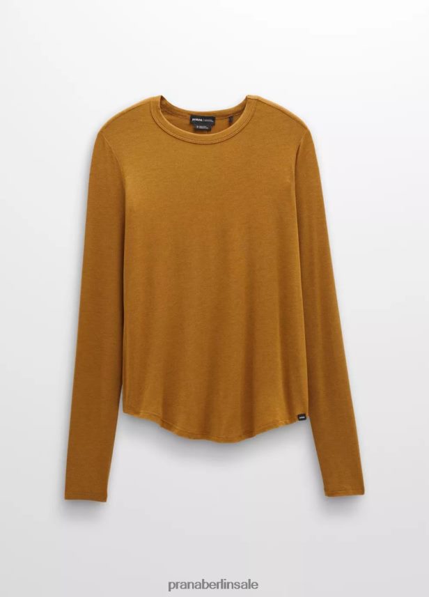 prAna Foundation 365 Langarm-Top gewürztes Heidekraut Kleidung Frauen 86B4N6134