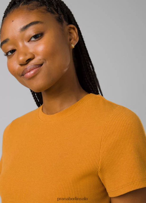 prAna Fundamentrippen-T-Stück Sonnenwende-Heidekraut Kleidung Frauen 86B4N658