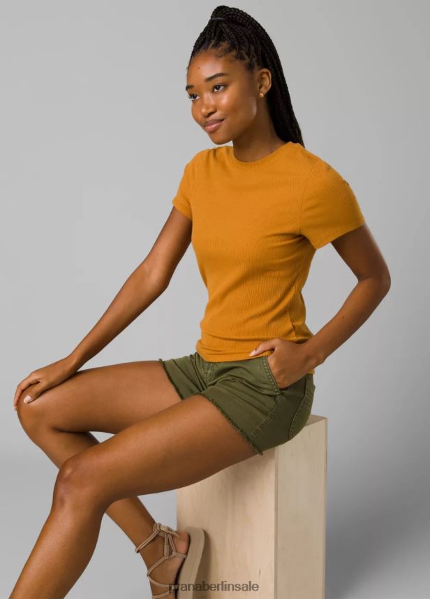 prAna Fundamentrippen-T-Stück Sonnenwende-Heidekraut Kleidung Frauen 86B4N658