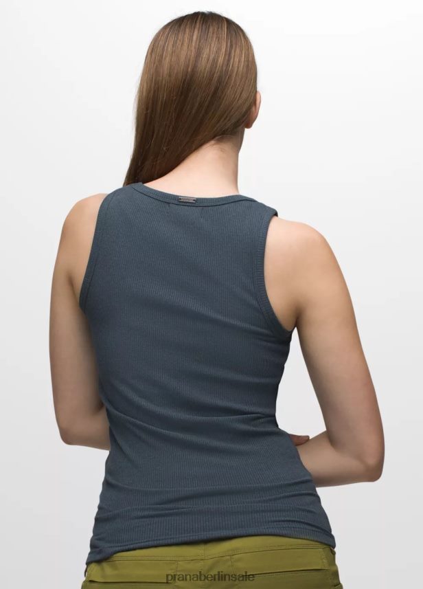 prAna Fundamentrippentank graublaues Heidekraut Kleidung Frauen 86B4N6163
