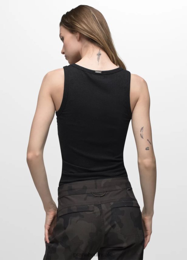 prAna Fundamentrippentank schwarze Heide Kleidung Frauen 86B4N6164