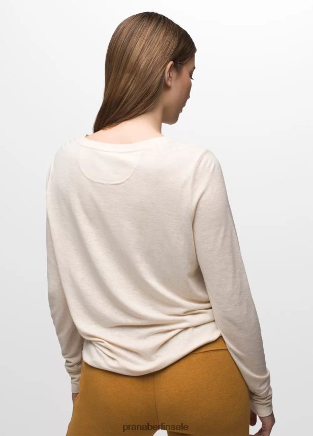 prAna Gemütliches Langarm-T-Shirt Leinwand-Heidekraut Kleidung Frauen 86B4N6208