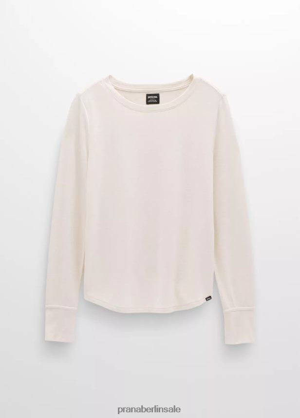 prAna Gemütliches Langarm-T-Shirt Leinwand-Heidekraut Kleidung Frauen 86B4N6208