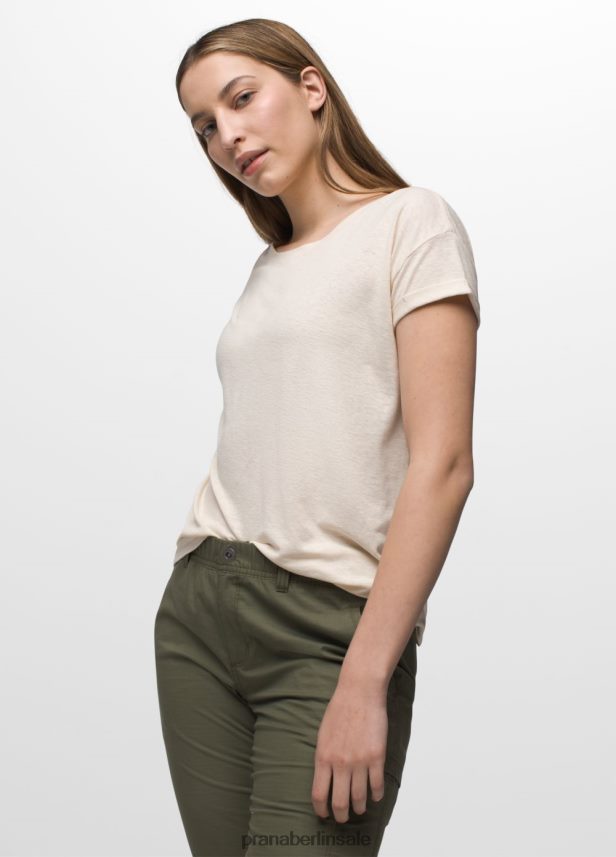prAna Kuscheliges T-Shirt Leinwand-Heidekraut Kleidung Frauen 86B4N6189