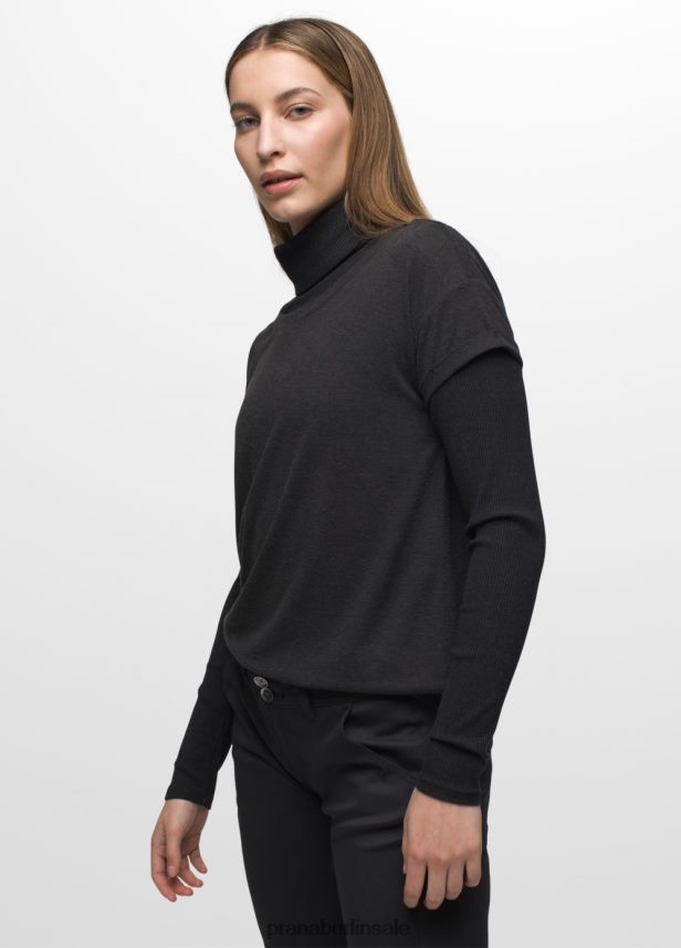prAna Kuscheliges T-Shirt Schwarz Kleidung Frauen 86B4N6192