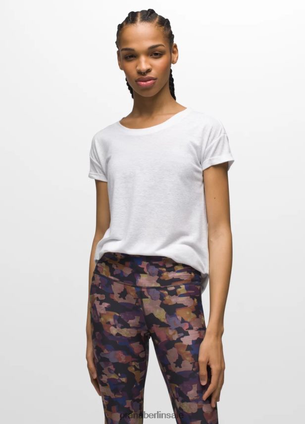 prAna Kuscheliges T-Shirt Weiß Kleidung Frauen 86B4N6193
