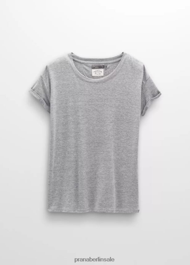 prAna Kuscheliges T-Shirt grau meliert Kleidung Frauen 86B4N6190