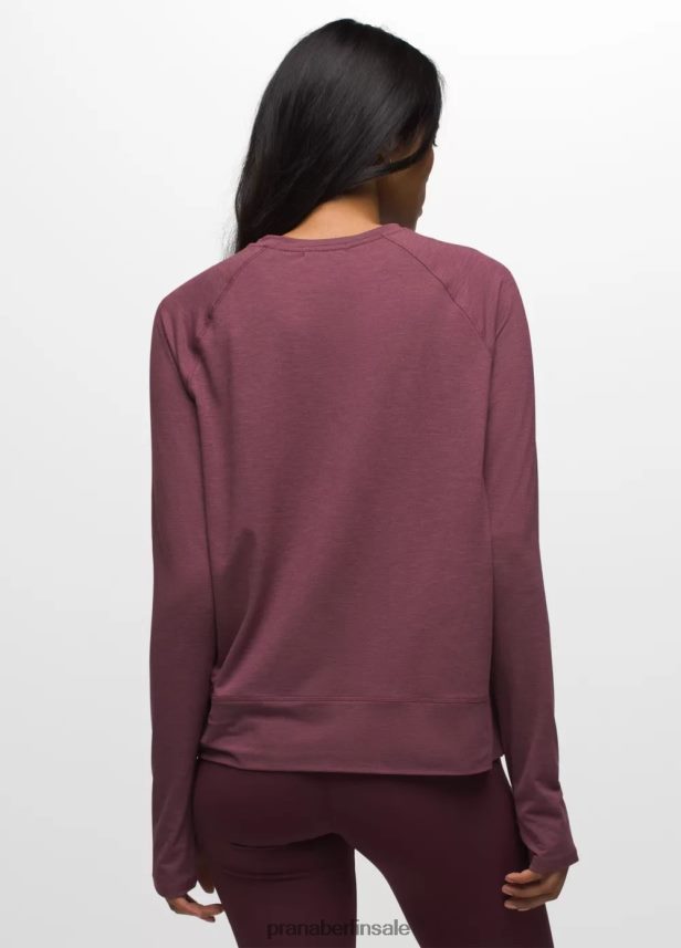 prAna Sol Searcher Langarmshirt Maulbeere Kleidung Frauen 86B4N6212