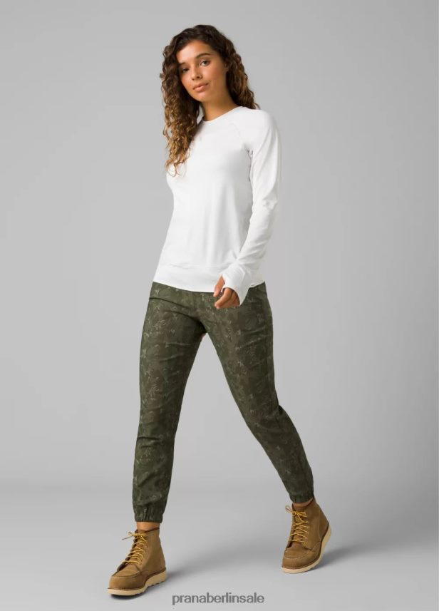 prAna Sol Searcher Langarmshirt sanftes Weiß Kleidung Frauen 86B4N6215