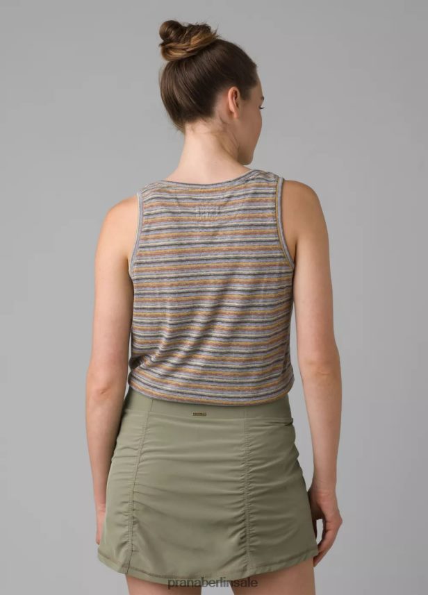 prAna gemütlicher Tank Regenbogenstreifen Kleidung Frauen 86B4N6229