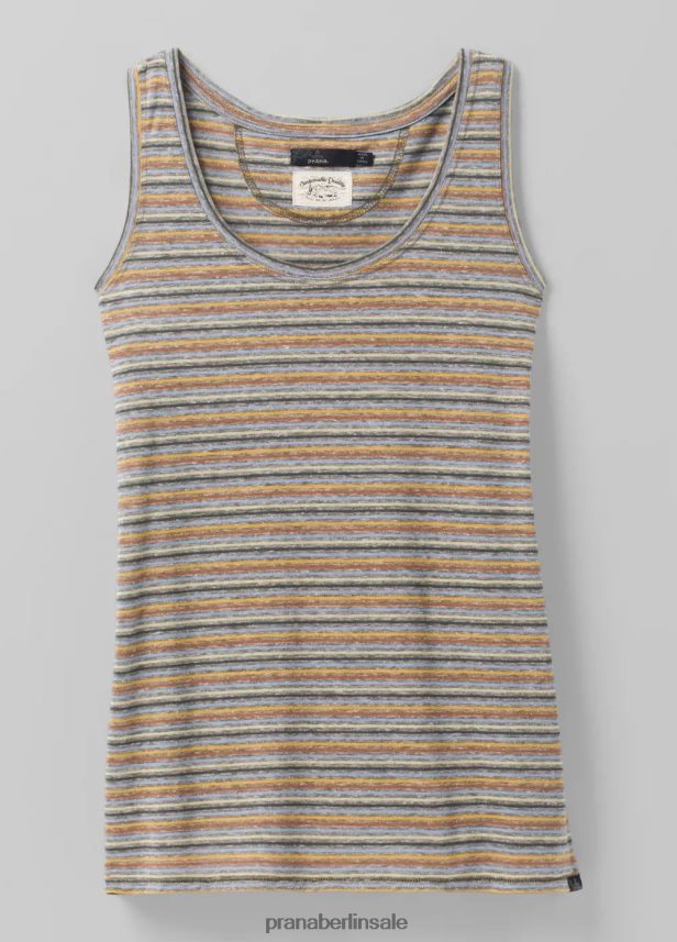 prAna gemütlicher Tank Regenbogenstreifen Kleidung Frauen 86B4N6229