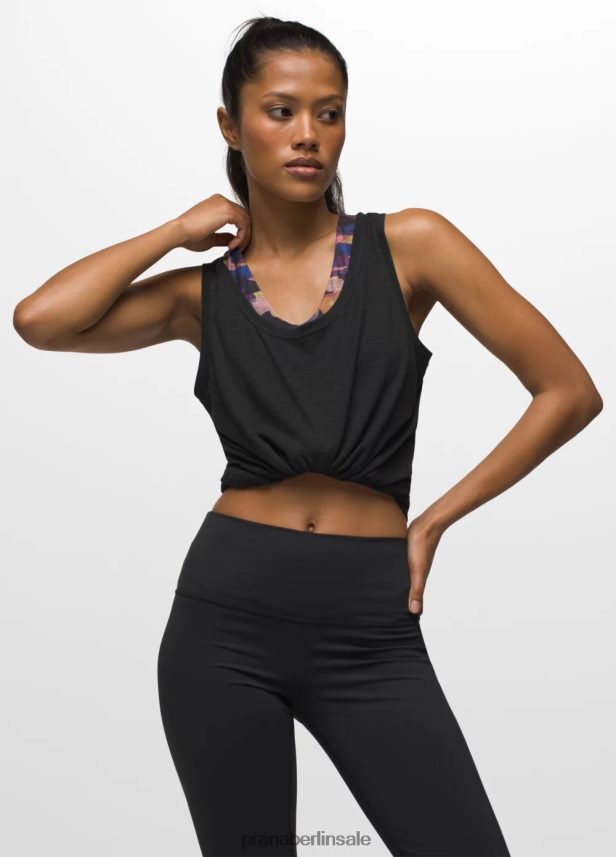 prAna gemütlicher Tank Schwarz Kleidung Frauen 86B4N6227
