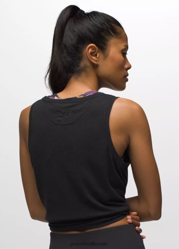 prAna gemütlicher Tank Schwarz Kleidung Frauen 86B4N6227