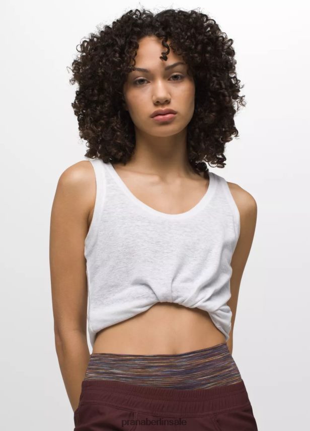 prAna gemütlicher Tank Weiß Kleidung Frauen 86B4N6228