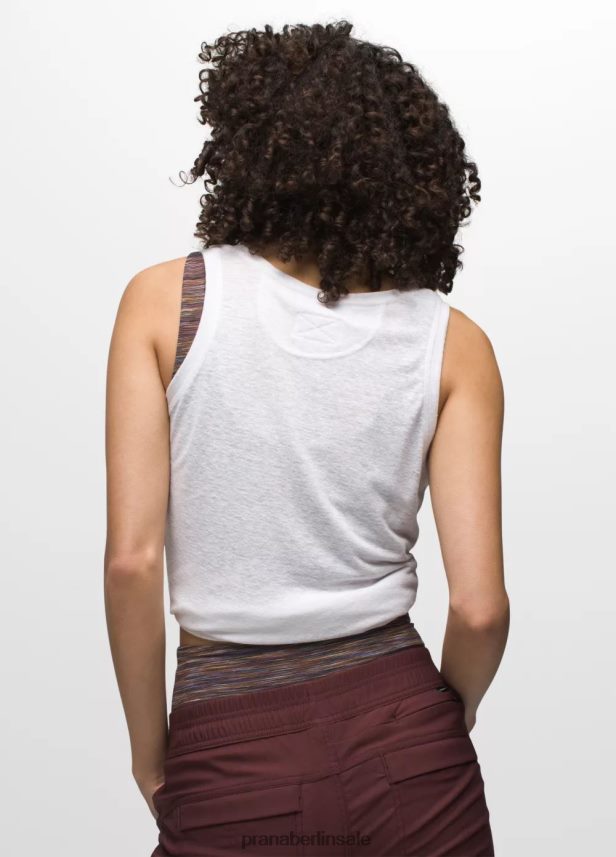 prAna gemütlicher Tank Weiß Kleidung Frauen 86B4N6228