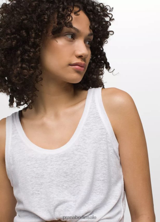 prAna gemütlicher Tank Weiß Kleidung Frauen 86B4N6228