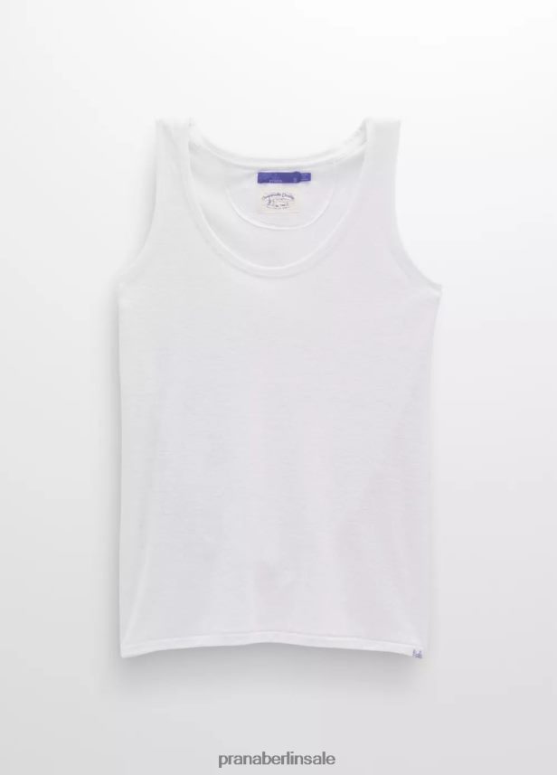 prAna gemütlicher Tank Weiß Kleidung Frauen 86B4N6228