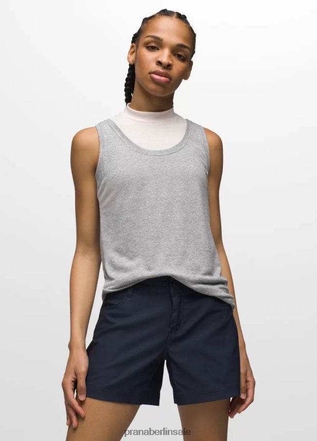 prAna gemütlicher Tank grau meliert Kleidung Frauen 86B4N6225