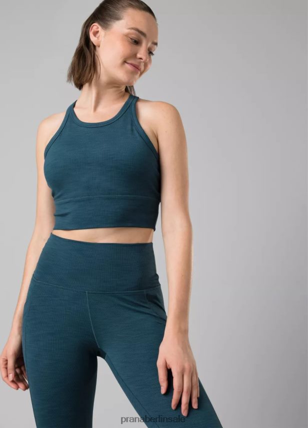 prAna Becksa Bralette Blauflossen-Heidekraut Kleidung Frauen 86B4N676