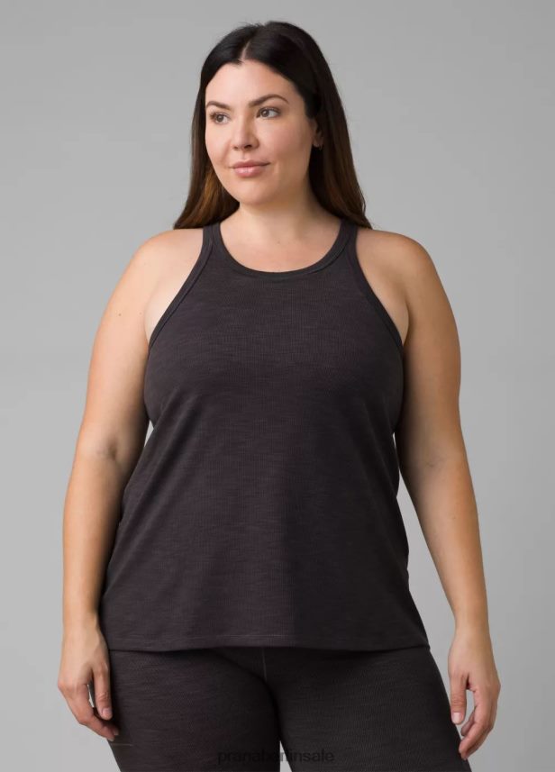 prAna Becksa Tank Plus schwarze Heide Kleidung Frauen 86B4N6264