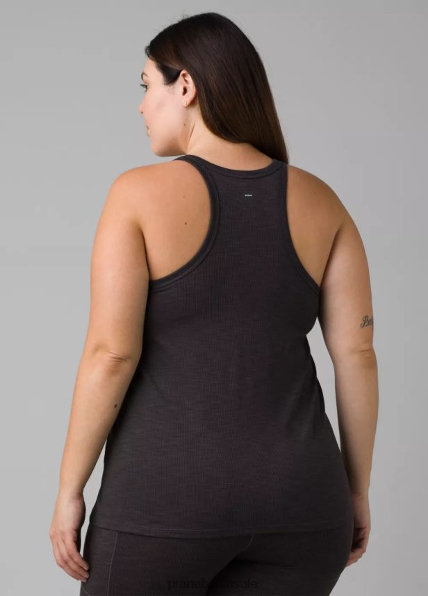 prAna Becksa Tank Plus schwarze Heide Kleidung Frauen 86B4N6264