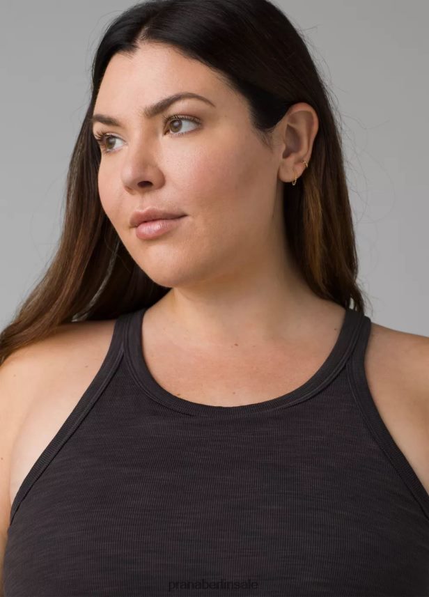 prAna Becksa Tank Plus schwarze Heide Kleidung Frauen 86B4N6264