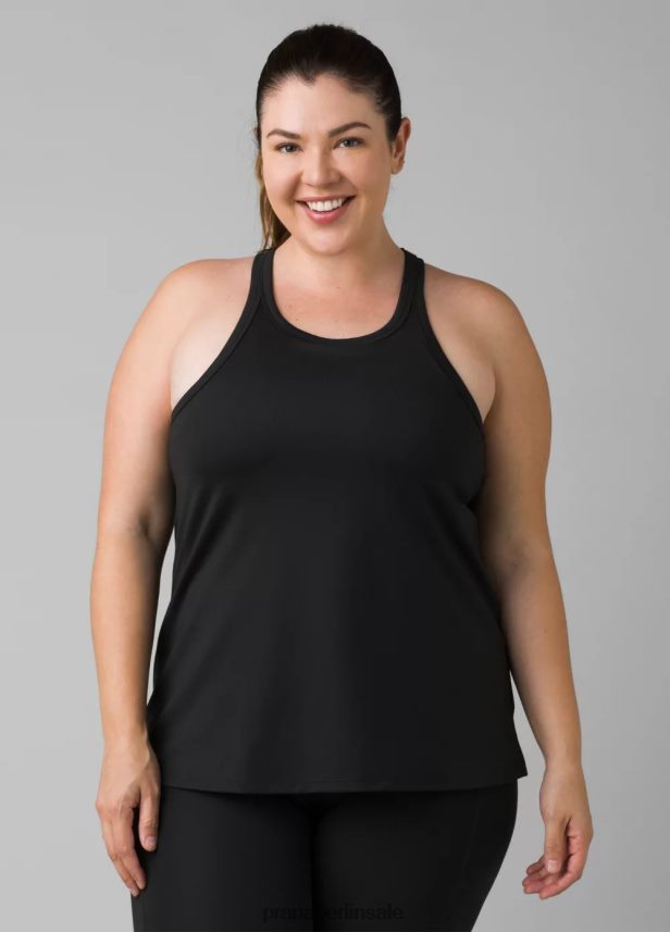 prAna Becksa Tank Plus tiefes Schwarz Kleidung Frauen 86B4N6265