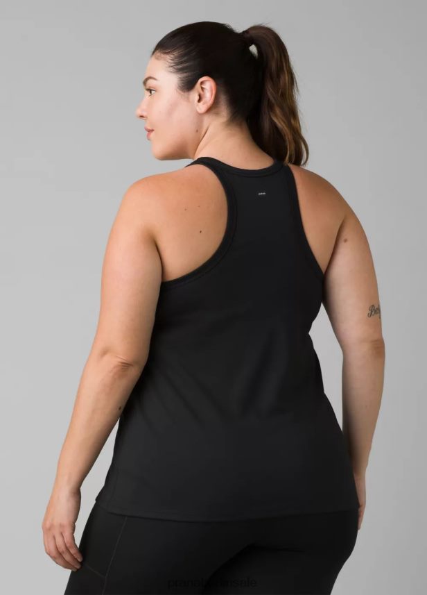 prAna Becksa Tank Plus tiefes Schwarz Kleidung Frauen 86B4N6265