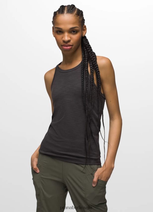 prAna Becksa-Tank schwarze Heide Kleidung Frauen 86B4N6184