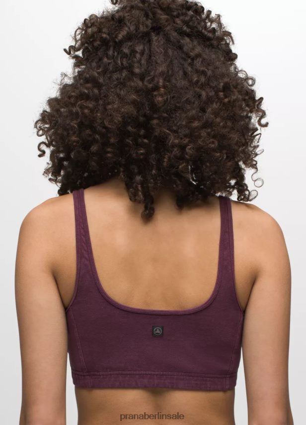 prAna Bohemia Hill Bralette Maulbeere Kleidung Frauen 86B4N6235