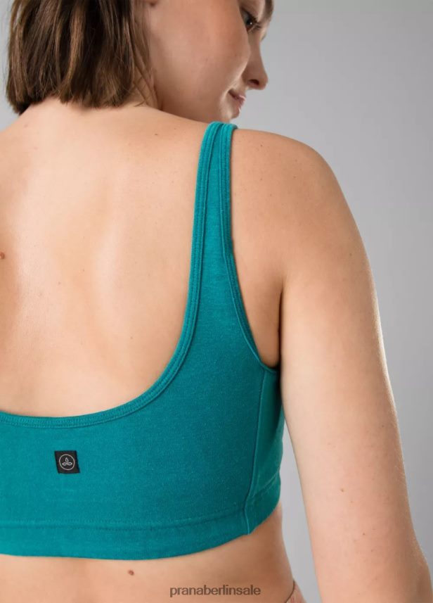 prAna Bohemia Hill Bralette blaugrün Kleidung Frauen 86B4N6236