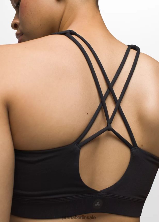 prAna Chakra-BH Schwarz Kleidung Frauen 86B4N6221