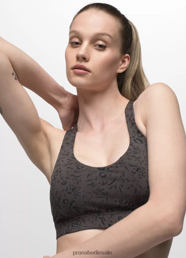 prAna Chakra-BH dunkle Eisenjahreszeiten Kleidung Frauen 86B4N6220