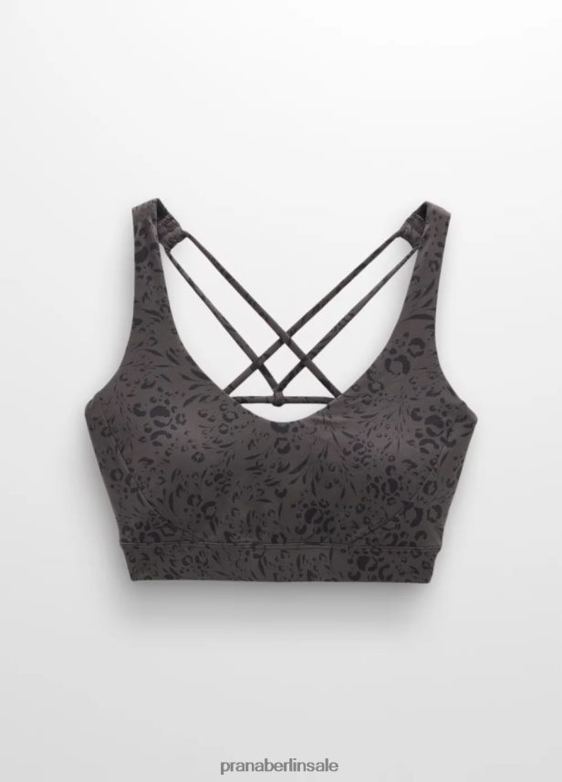 prAna Chakra-BH dunkle Eisenjahreszeiten Kleidung Frauen 86B4N6220